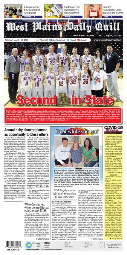 Published by <strong>West Plains Daily Quill</strong> from Jul. . West plains daily quill